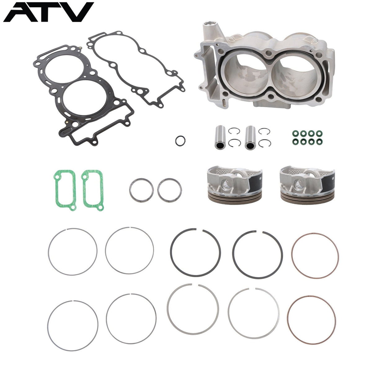 3022278 93mm Cylinder Gasket Rebuild Kit For Polaris RZR XP 900 2013-2014