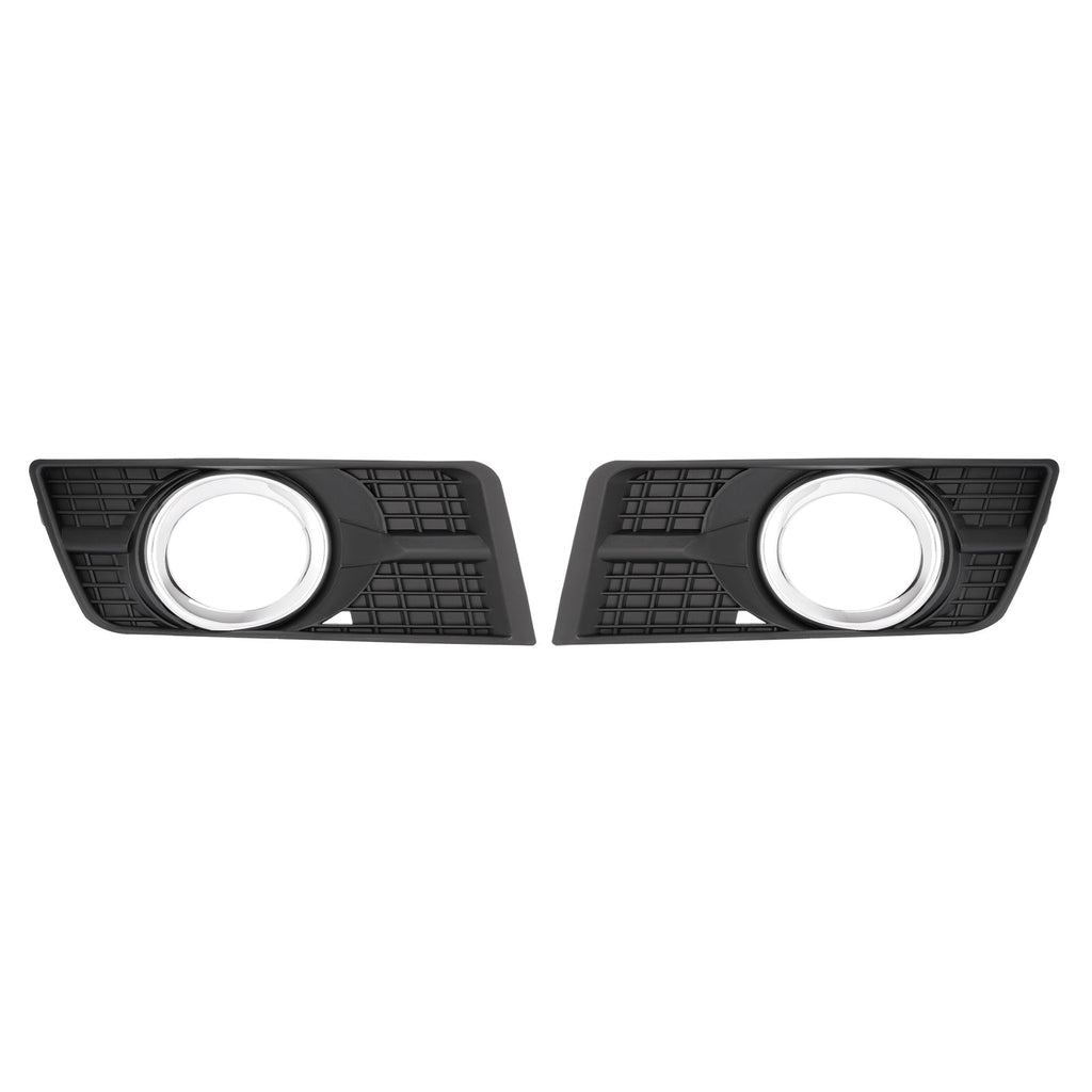 For Cadillac SRX 2013-2016 Front Grille Fog Lights & Bezels/ Lower Deflector Set