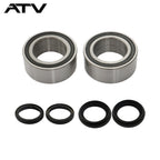 Both Front Wheel Bearing Seal Kits For Honda Rancher 350 4x4 & Rancher 400 4x4