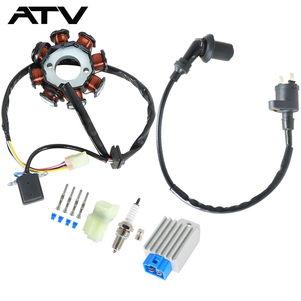 Ignition Coil Spark Plug Regulator Stator For Polaris Outlaw 90 Outlaw 50 07-15
