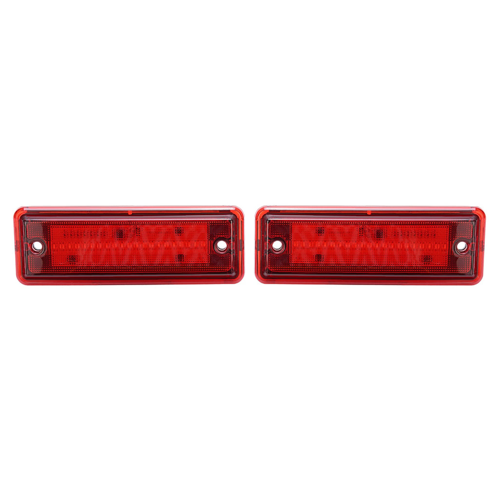 LED Rear Side Marker Parking Lights For El Camino & Caballero & Malibu 1978-1987