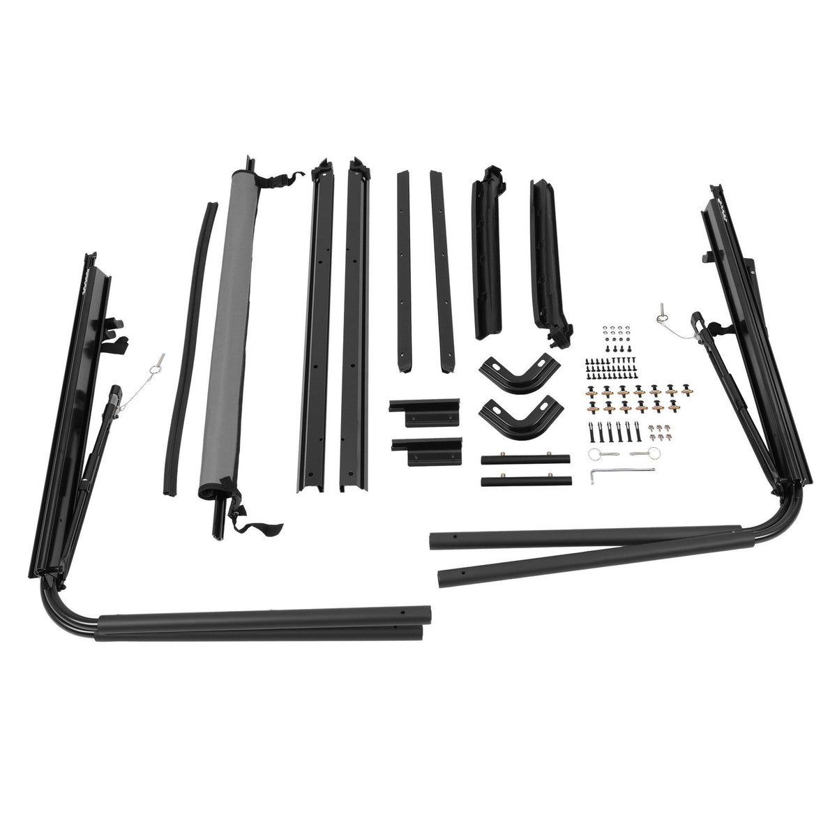 For 1987-1995 Jeep Wrangler YJ Complete Soft Top Support Frame Bow Kit