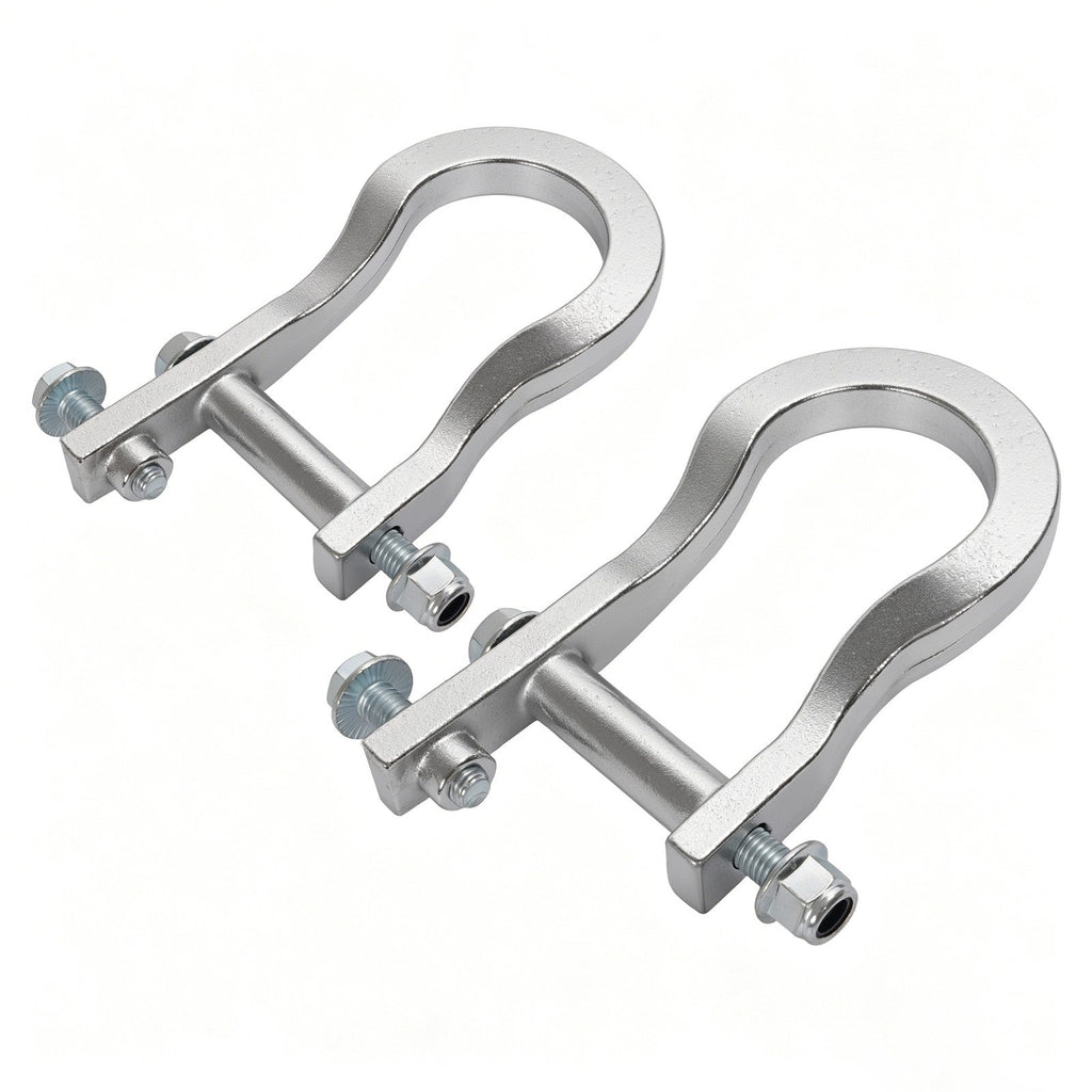 2Pcs Chrome Tow Hooks #84072462 For Chevrolet GMC Silverado Sierra 1500 2007-19