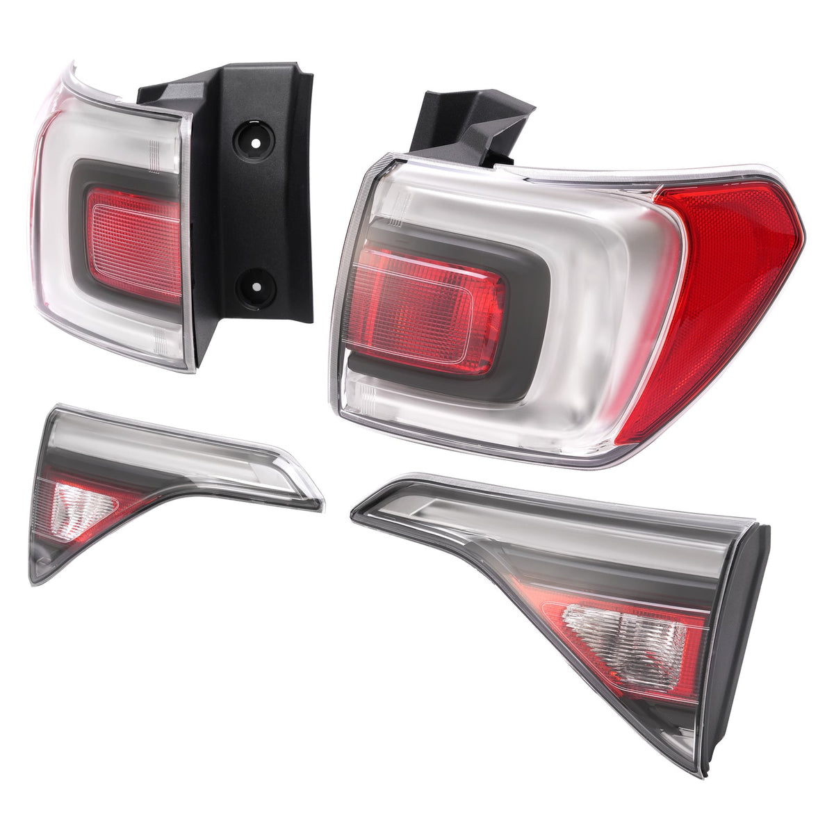 Tail Lights Lamps LED For GMC Acadia 2017-2019 Clear Lens Left + Right #84509641