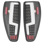 Black For 2004-2012 Chevy Colorado GMC Canyon LED Tube Tail Lights Brake Lamps