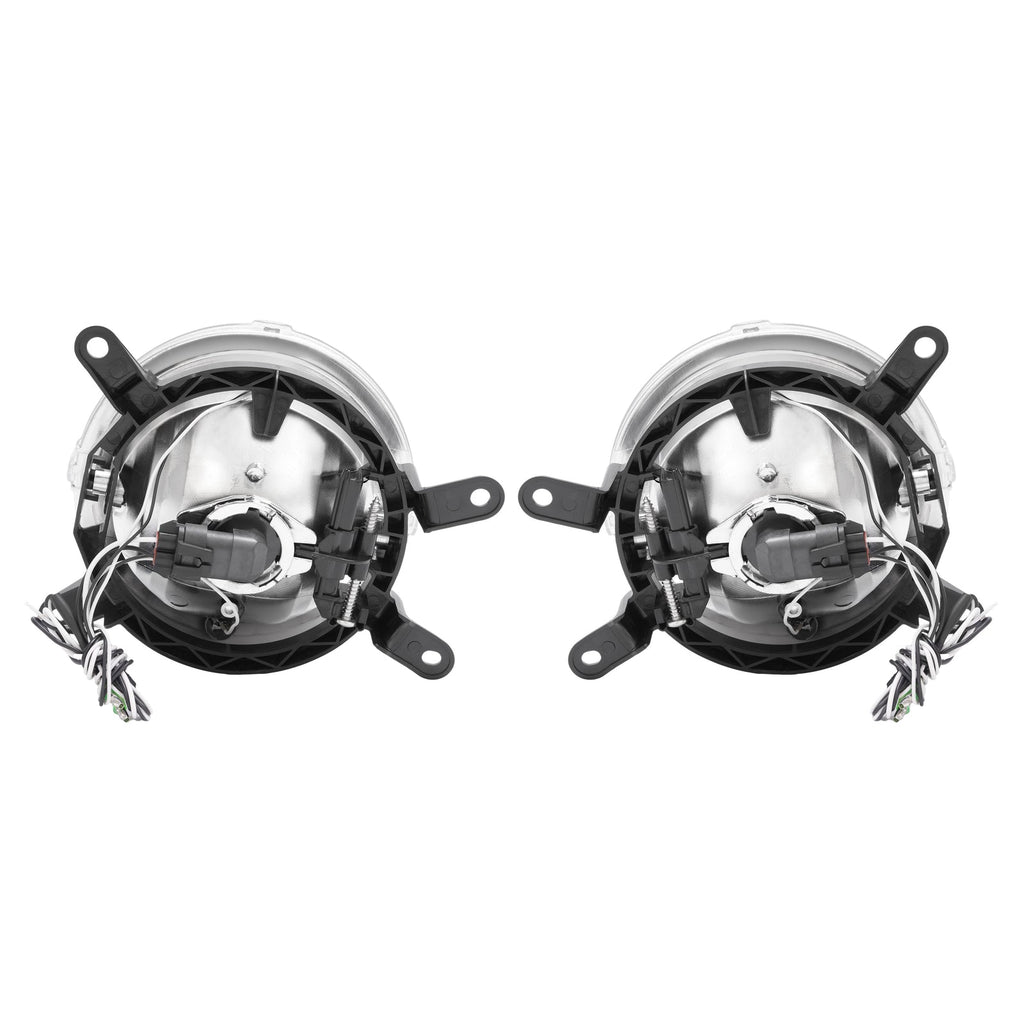 For Ford Mustang GT 2005-2009 Clear Halo Fog Lights Driving Bumper Lamps Pair