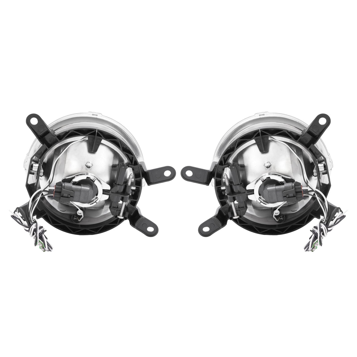 For Ford Mustang GT 2005-2009 Clear Halo Fog Lights Driving Bumper Lamps Pair
