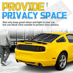 Rear+Side Window Louvers For Ford Mustang GT 2005-2014 Windshield Cover