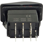 Rocker Switch SK2474102 for Cleveland SGL-30-T1 SGL-40-T1 T1 On-Off-On