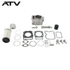 For Polaris Ranger 500 Cylinder Piston Camshaft Rocker Arm Top End Kit 1999-2012
