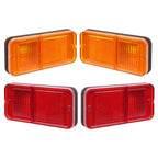 Front Rear Side Marker Lights Set For Chevrolet GMC C/K Pickup Trucks 1968-1972