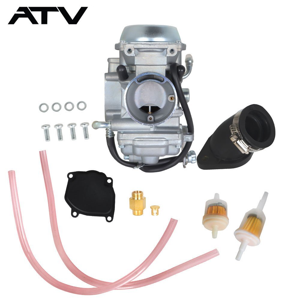 Carburetor & Intake Manifold Boot For Suzuki Quadrunner 250 LTF250F 4x4 1999