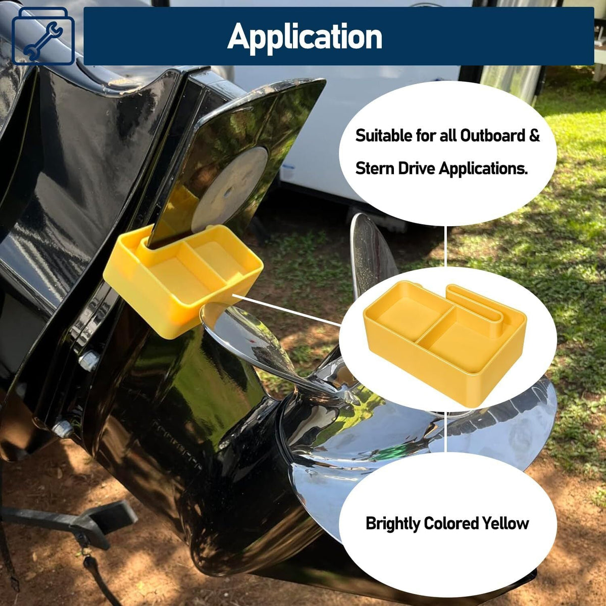 Prop Stop Propeller Stop Prop Block for All Outboard & Stern Drive Applications