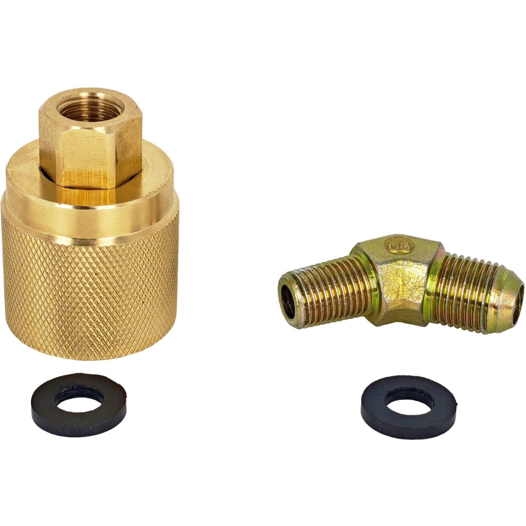 18 inch Forklift Propane LPG Female Tank Connector Crimped Spiralc