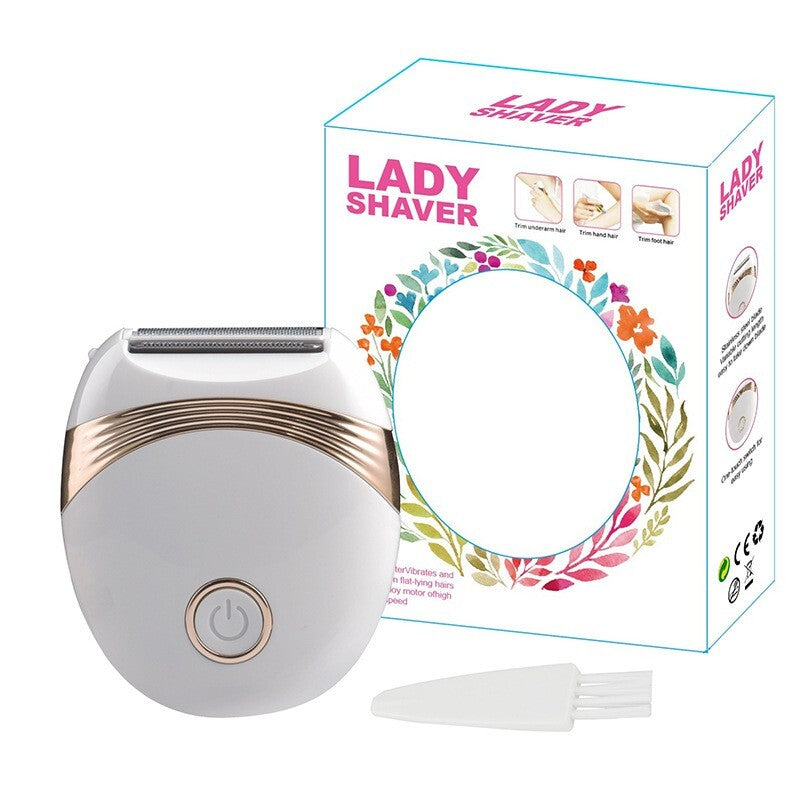 2 in 1 Wet & Dry Painless Rechargeable Lady Shaver Electric Razor for Women