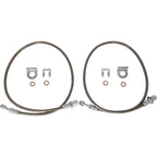 Stainless Steel Extended Brake Line Fit Chevy GMC Silverado Sierra 1500 2WD Only