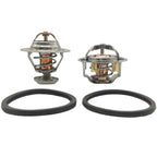 185°F & 180°F Thermostat Front & Rear Kit Pair Fit GM Pickup Duramax GMC 6.6L