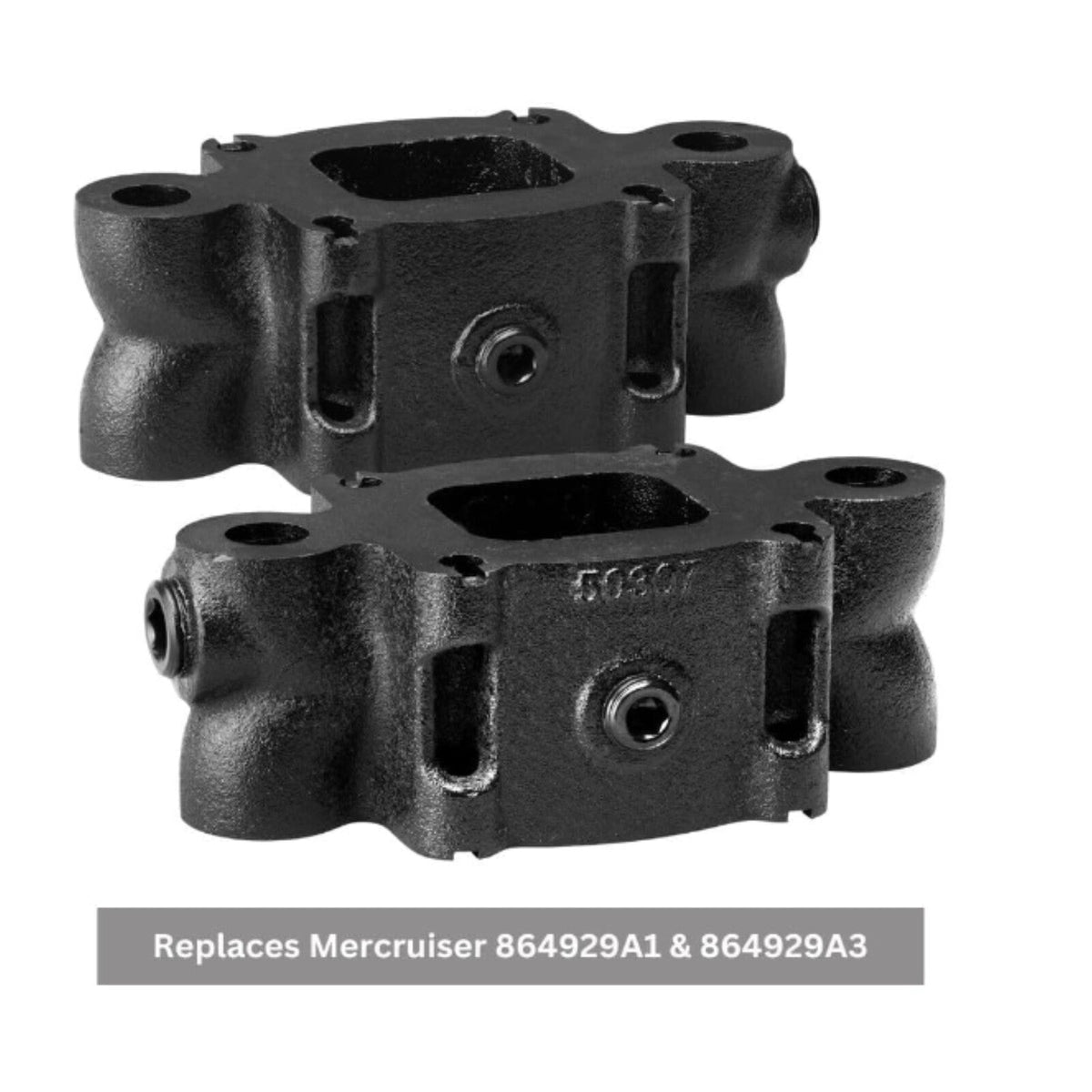 3" Dry Joint Spacer Kit For Mercruiser V6 V8 4.3L, 5.0L, 5.7L & 6.2L Stern Drive