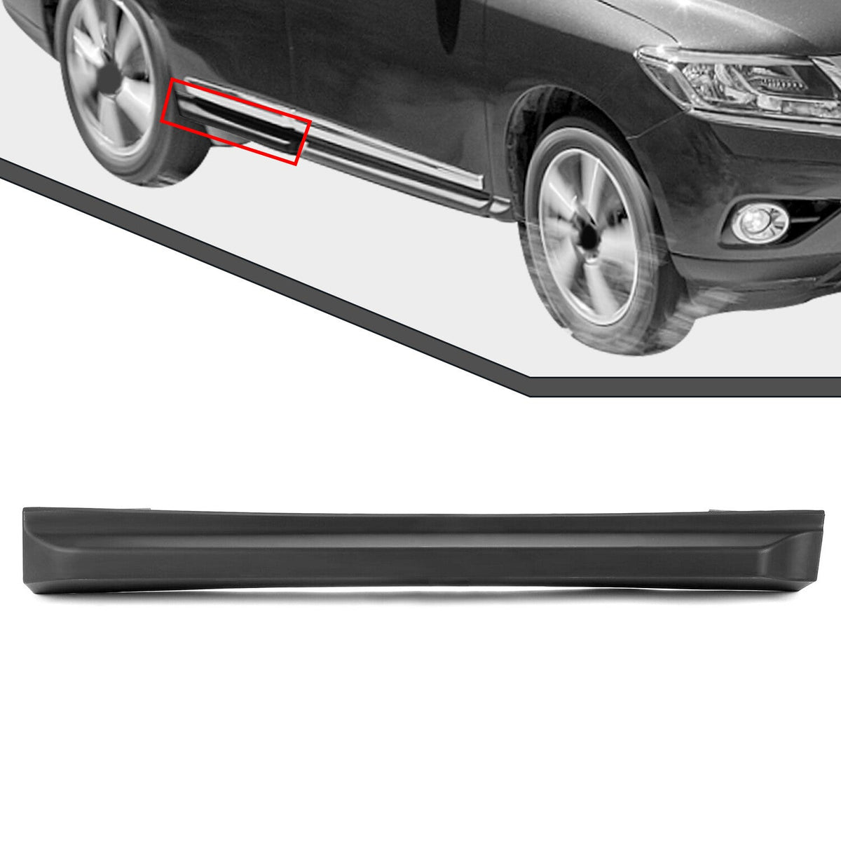 For NISSAN Pathfinder 2013-2015 Right Rear (Passenger) lower Door Molding Trim