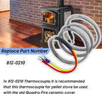 36in Thermocouple 812-0210 For Quadrafire 800 Nova 1000 1100 1200 Stove NEW