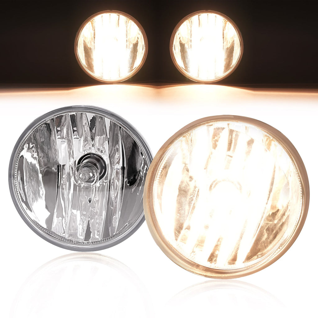 Clear Lens Fog Light Lamps w/Bulbs LH &RH For Chevy Colorado 2007-2022 #15839896