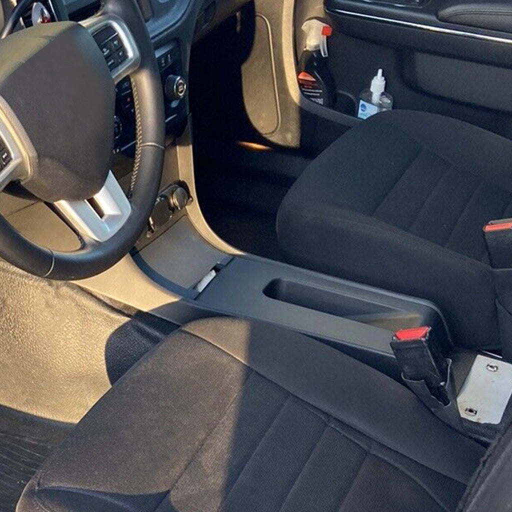For Dodge Charger Police 2011-2020 Center Console Plastic Upholstered Trim Black