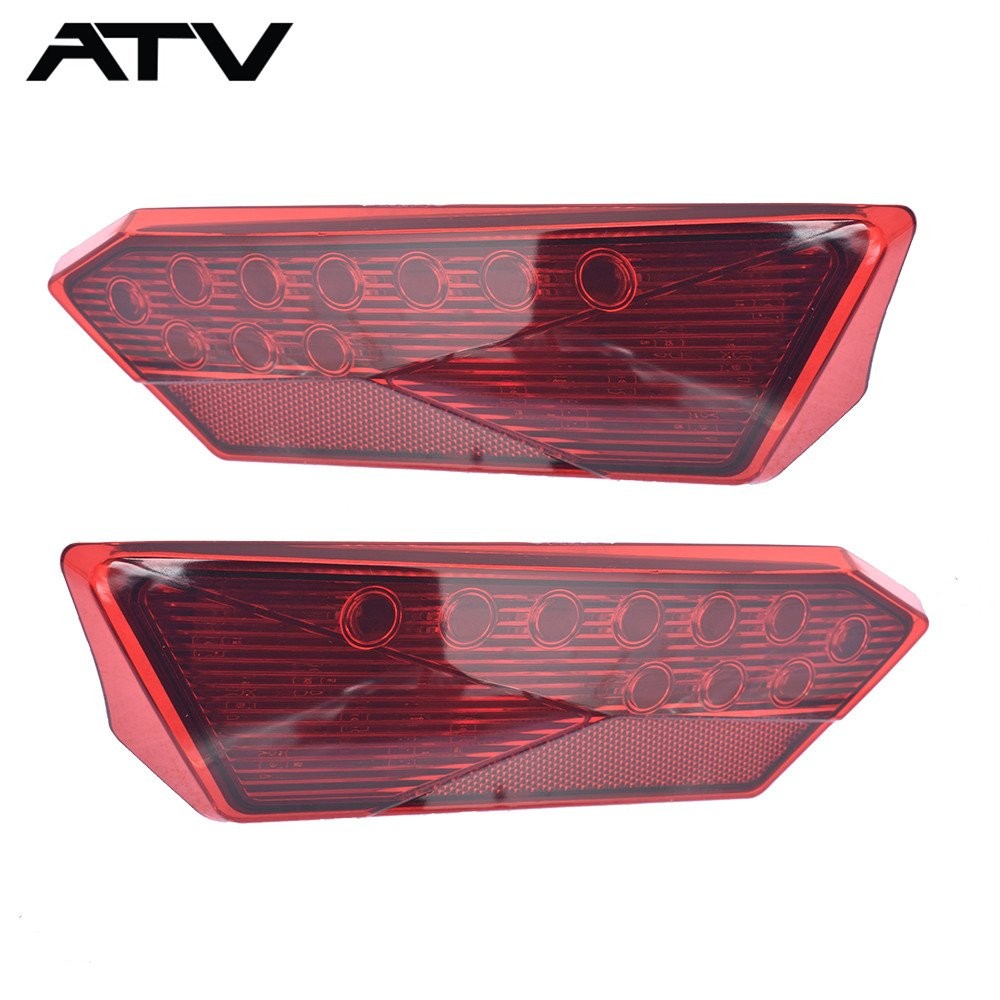 Pair Red LED Tail lights For Polaris RZR RZR 4 900/ 900 /XP /XP 1000 / XP 4 1000