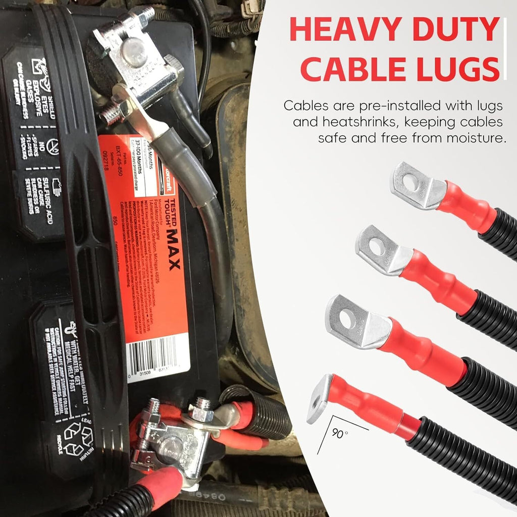 Battery Cables Kit For 2003-2007 Ford Superduty F250 F350 F450 6.0L Powerstroke