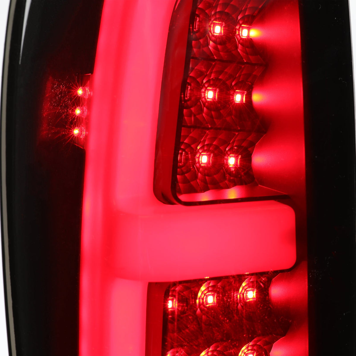 Black Smoke For 02-06 Chevy Avalanche 1500 2500 LED Tube Tail Lights Brake Lamps