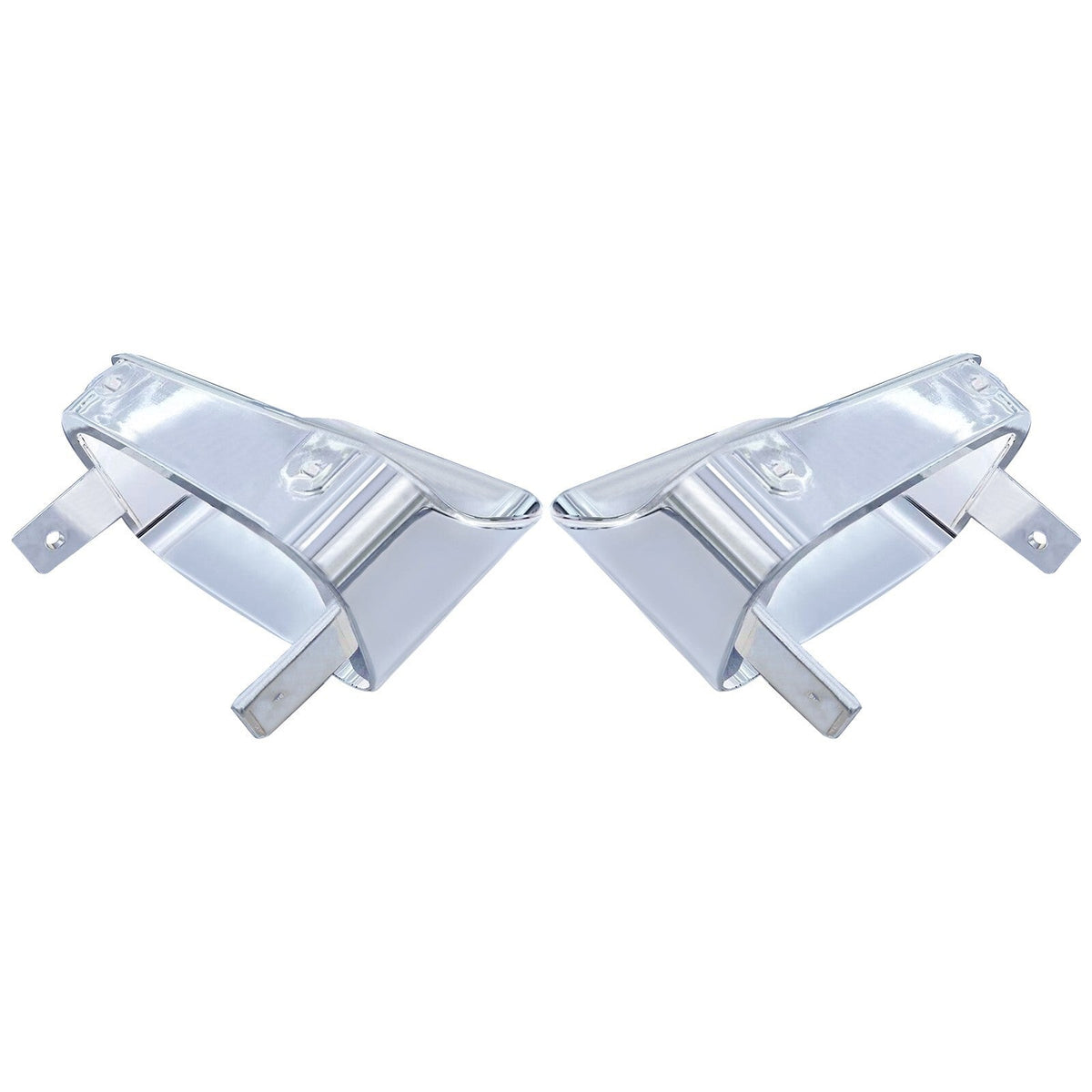Pair For Chevrolet Camaro Z28 Z-28 1978 1979 1980 1981 Park Light Bezels Chrome