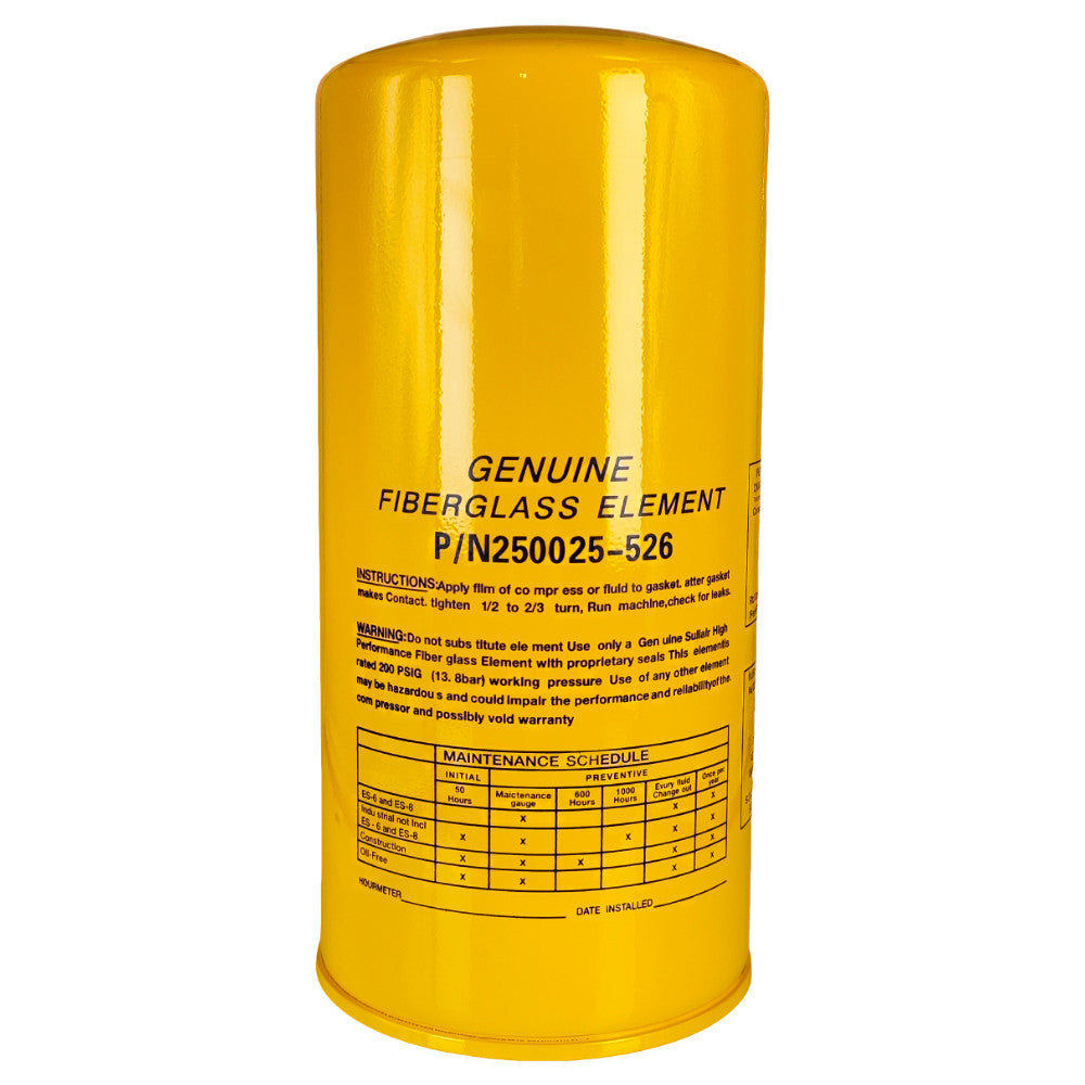 250025-526 Air Compressor Oil Filter Fit for Sullair HF6822 P176325 BT610-MPG