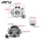 For Honda TRX420 09-24 12200-HP7-A01 Rebuild Kit Gaskets  Cylinder Head Assembly