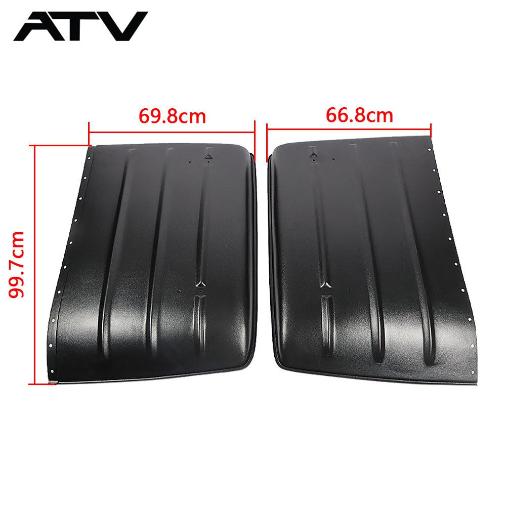 Black Plastic Hard Top Roof For Kawasaki 2005-2022 Mule 600，610，SX KAF400