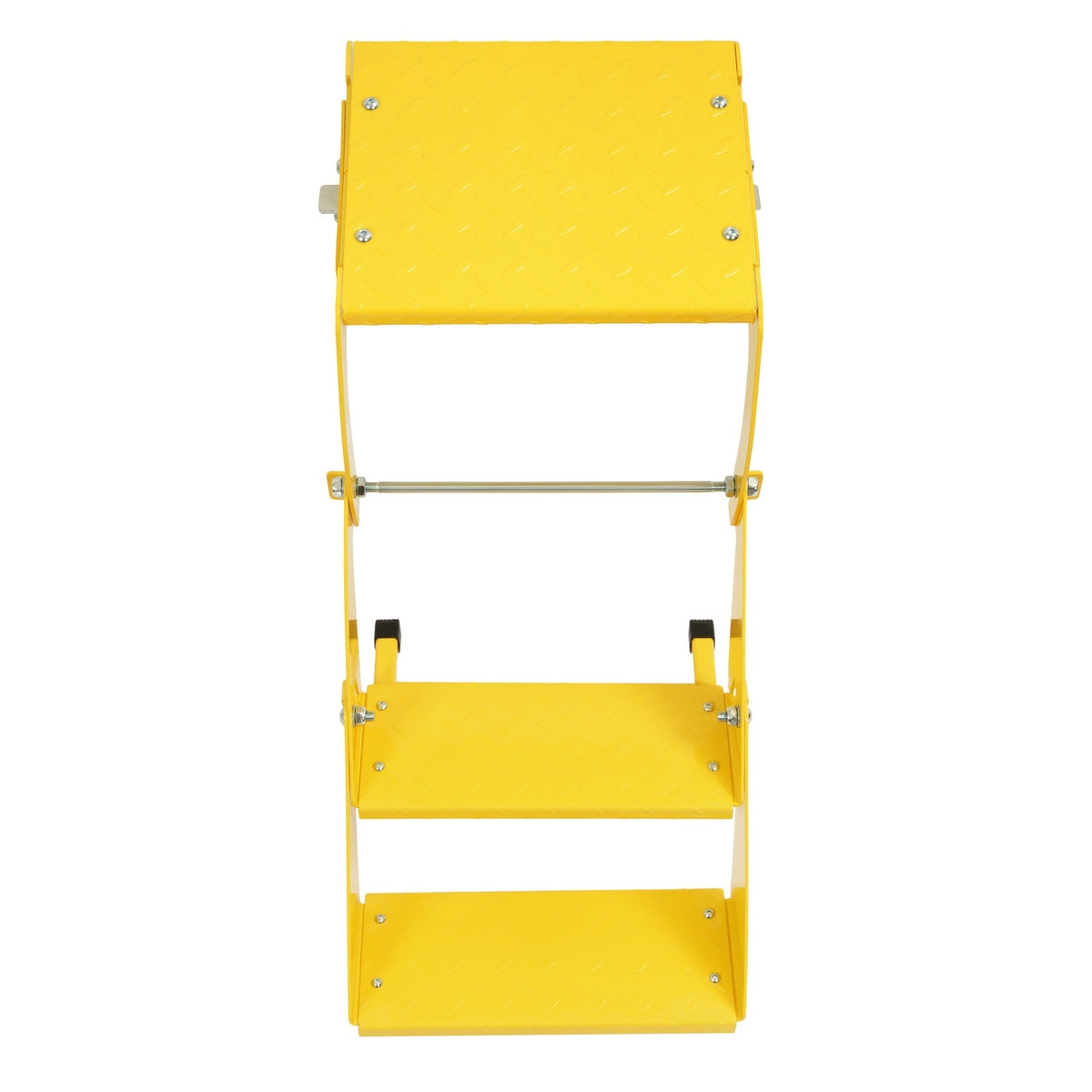2-Step 400 lb Truck Trailer Tire Step Non-Slip Platform Folding Heavy Duty