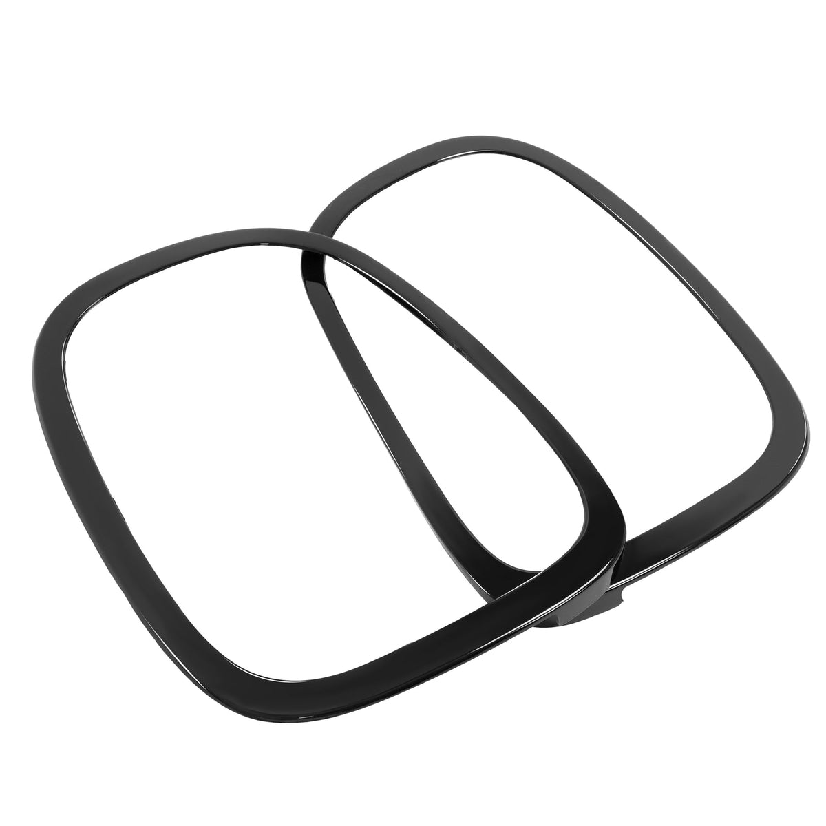 For Mini Cooper S F55 F56 2014-21 Driver & Passenger Tail Light Ring Trim Bezel