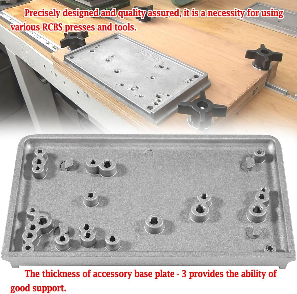9206 Shell Holder Accessory Base Plate-3 9282 for RCBS Presses and Tools