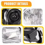 For Toyota Tacoma 2001 02 03 2004 Headlights Headlamps w/Bulb Driver & Passenger