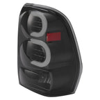 LED Tube Tail Lights Black Smoke For Chevy Trailblazer Trail Blazer 2002-2009