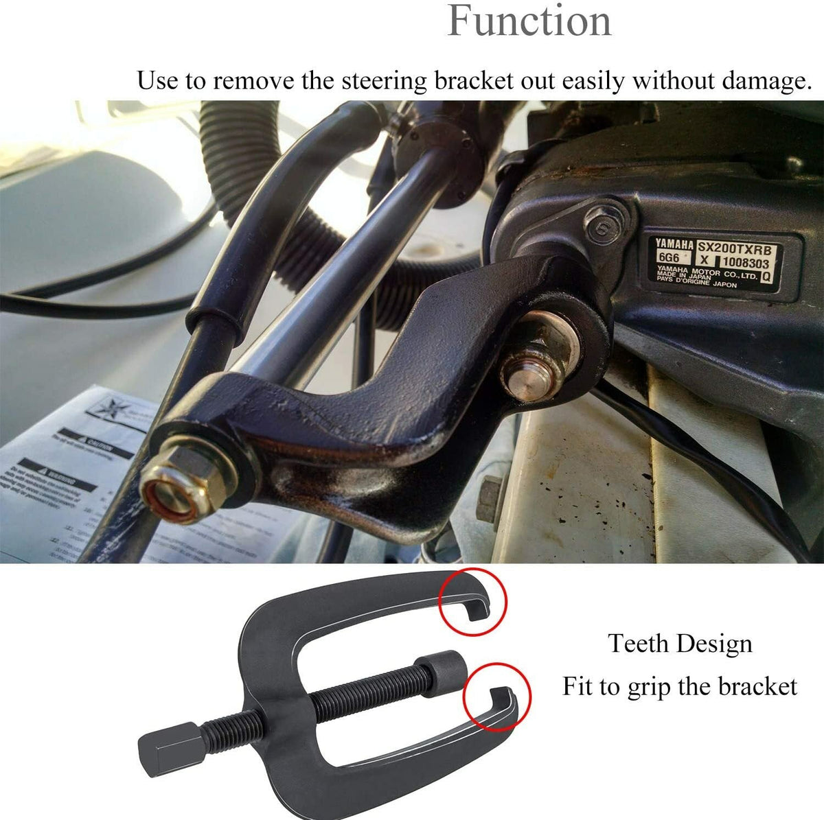 Hydraulic Steering Support Bracket Puller Removal Tool for Seastar, Uflex