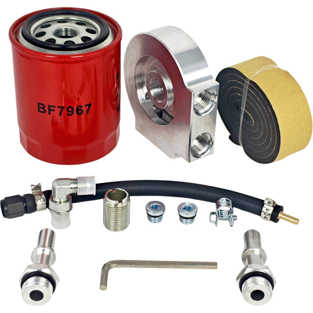 121003 for Ford 2011-2025 F250/350/450/550 6.7L Fuel Filter Conversion Kit