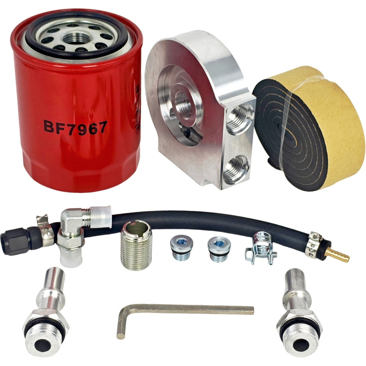 121003 for Ford 2011-2025 F250/350/450/550 6.7L Fuel Filter Conversion Kit