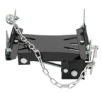 Transmission Floor Jack Adapter 1100lbs Capacity For Repair Tool Black Silvery