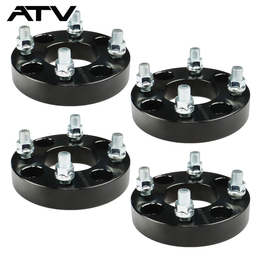 4PCS 1" 4x4 Wheel Spacers 4x101.6 1/2"x20 for Golf Cart  GO GO Club Car ATV