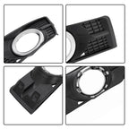 Pair Fog Lights w/Bezel Bumper Lamp Cover For Cadillac SRX 2010 - 2016 2015