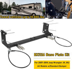 For Blue OX BX1126 Tow Bar Base Plate Bumper for 2007-2018 Jeep Wrangler JK JKU