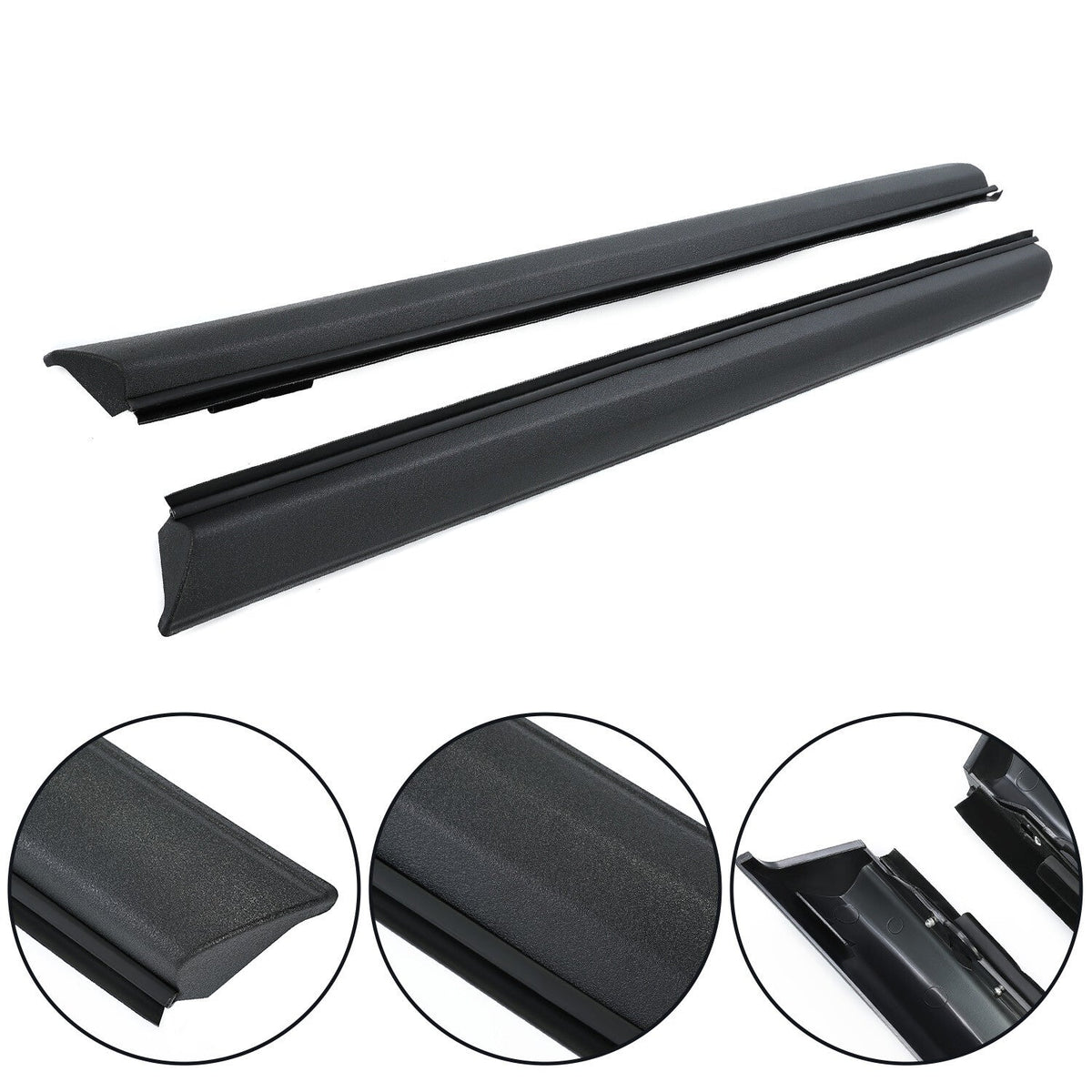 For Camaro / Firebird DP92 1982-1992 Inner Door Panels Top Rails w/ Window Felt