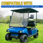 Golf Cart Tinted Windshield Windscreen Fold Down For Club Car DS 2000.5-Up