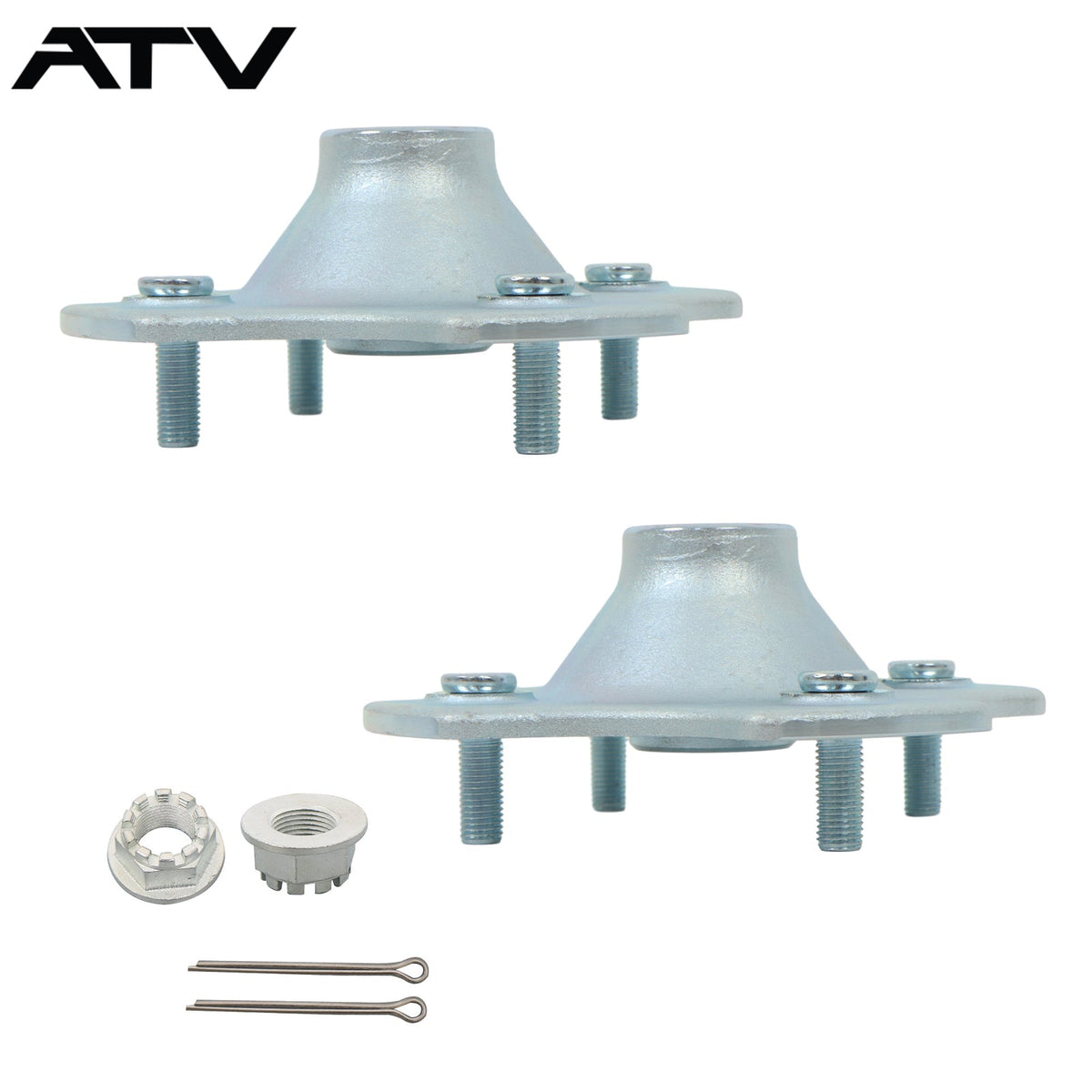 2 Rear Axle Wheel Hub Nut For Honda TRX250TM Recon 250 TRX250 TRX250TE 2X4 97-19