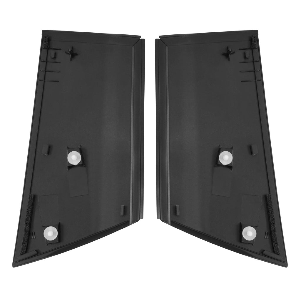 Pair Pillar Molding Trim Cover Painted Black LH & RH For 2009-2020 Nissan 370Z