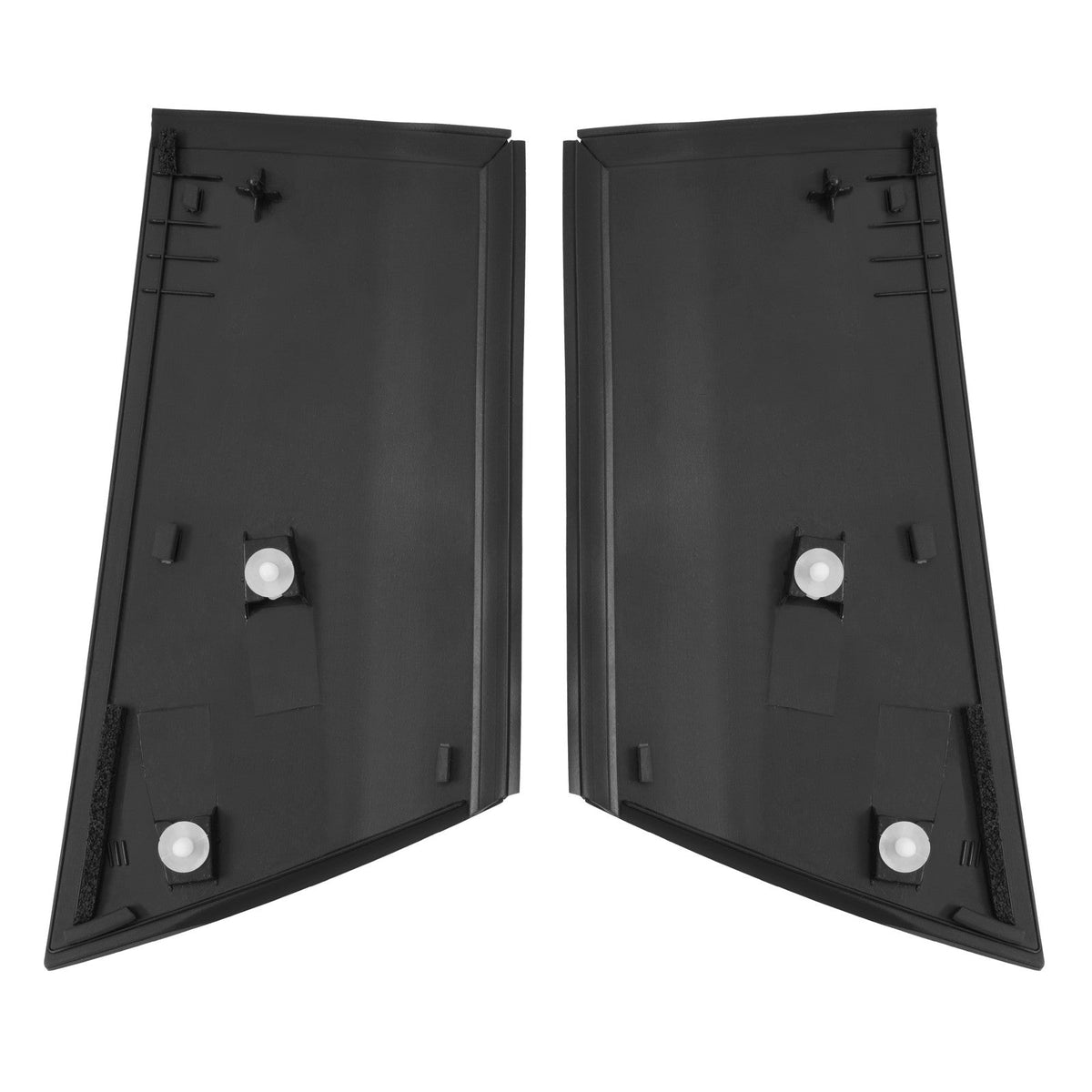 Pair Pillar Molding Trim Cover Painted Black LH & RH For 2009-2020 Nissan 370Z